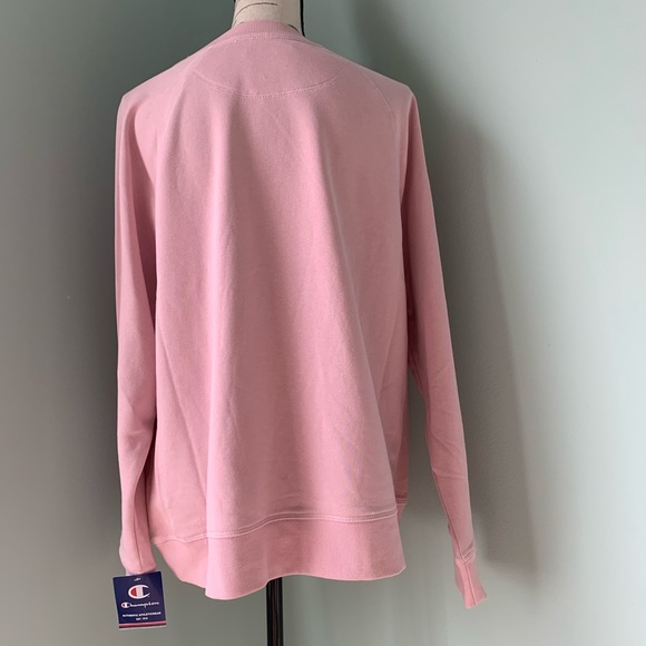 NWT Champion Pink Crewneck Sweatshirt Size 1X - Picture 2 of 5